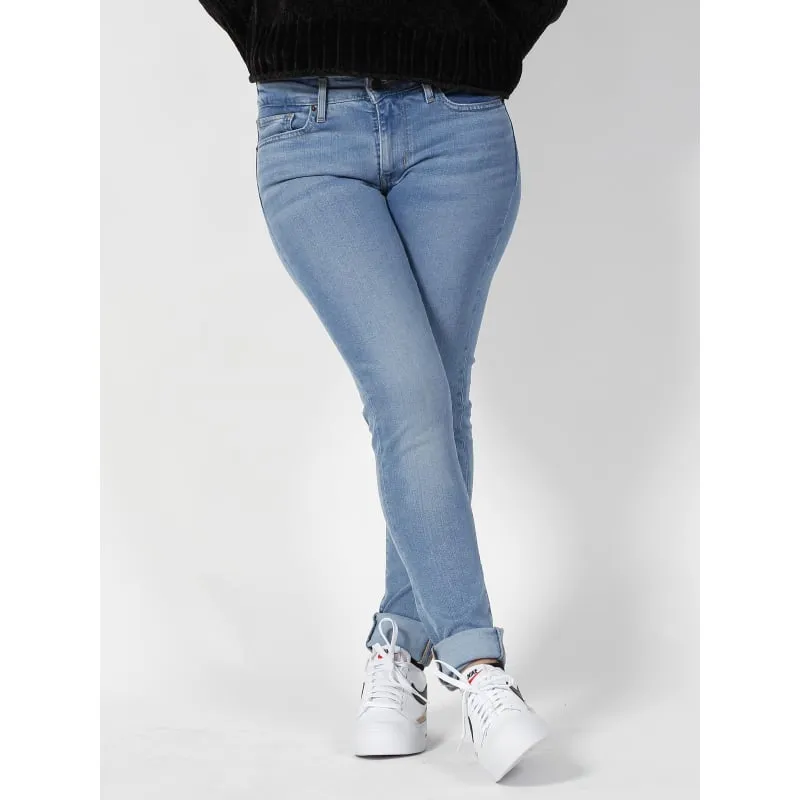 Jean skinny double up 438 bleu marine femme - Tiffosi | wimod