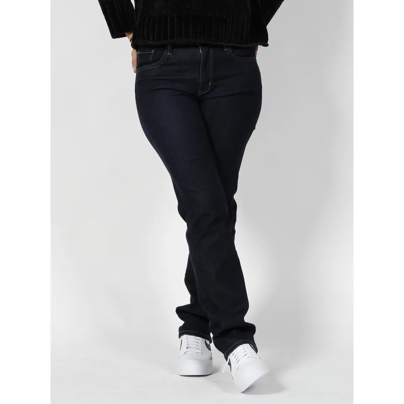 Jean skinny double up 438 bleu marine femme - Tiffosi | wimod