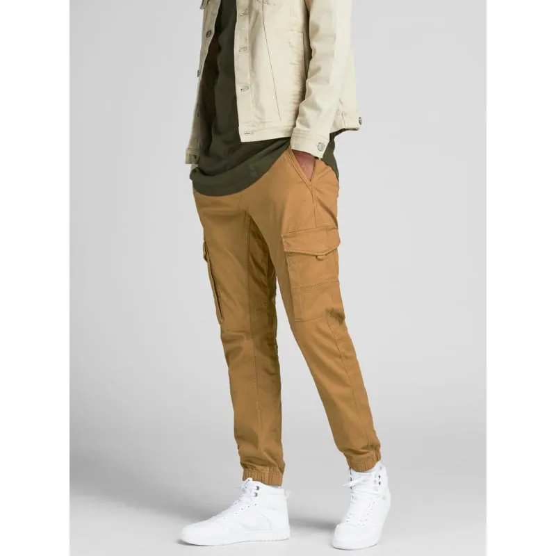 Jogger style chino hampton birds eye kaki homme - Tommy Hilfiger | wimod