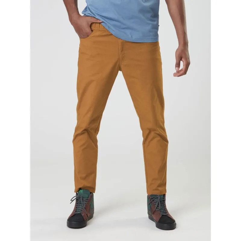 Jogger style chino hampton birds eye kaki homme - Tommy Hilfiger | wimod