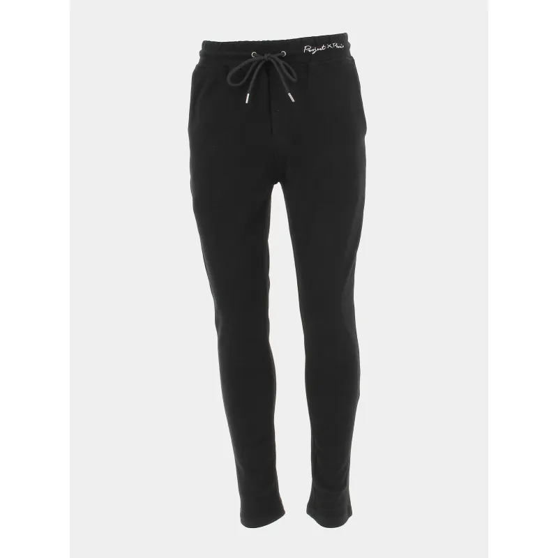 Jogging style chino strié noir homme - Project X Paris | wimod