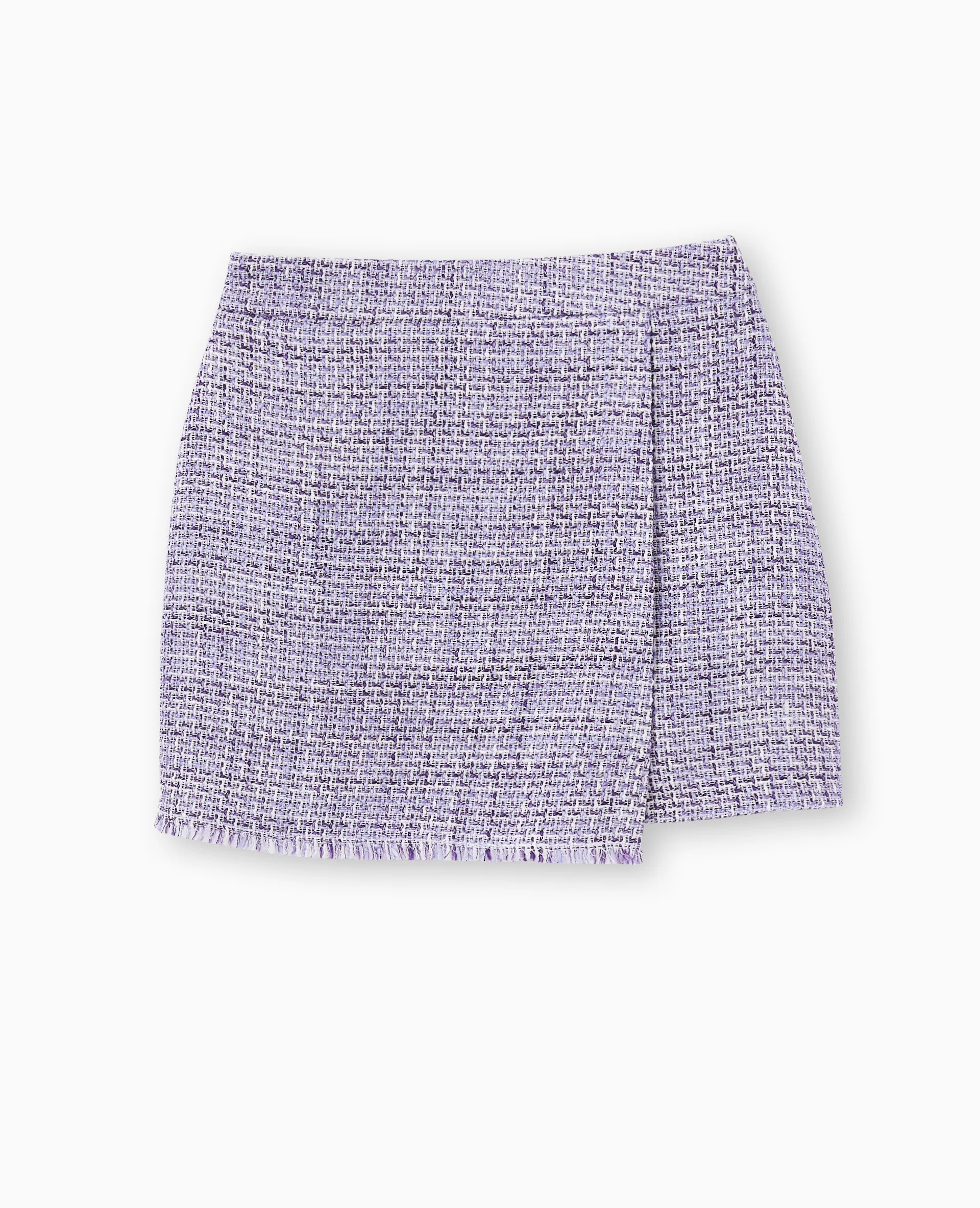 Jupe-short en tweed