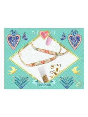 Kit créatif bijoux : Miyuki et Cœurs - N/A