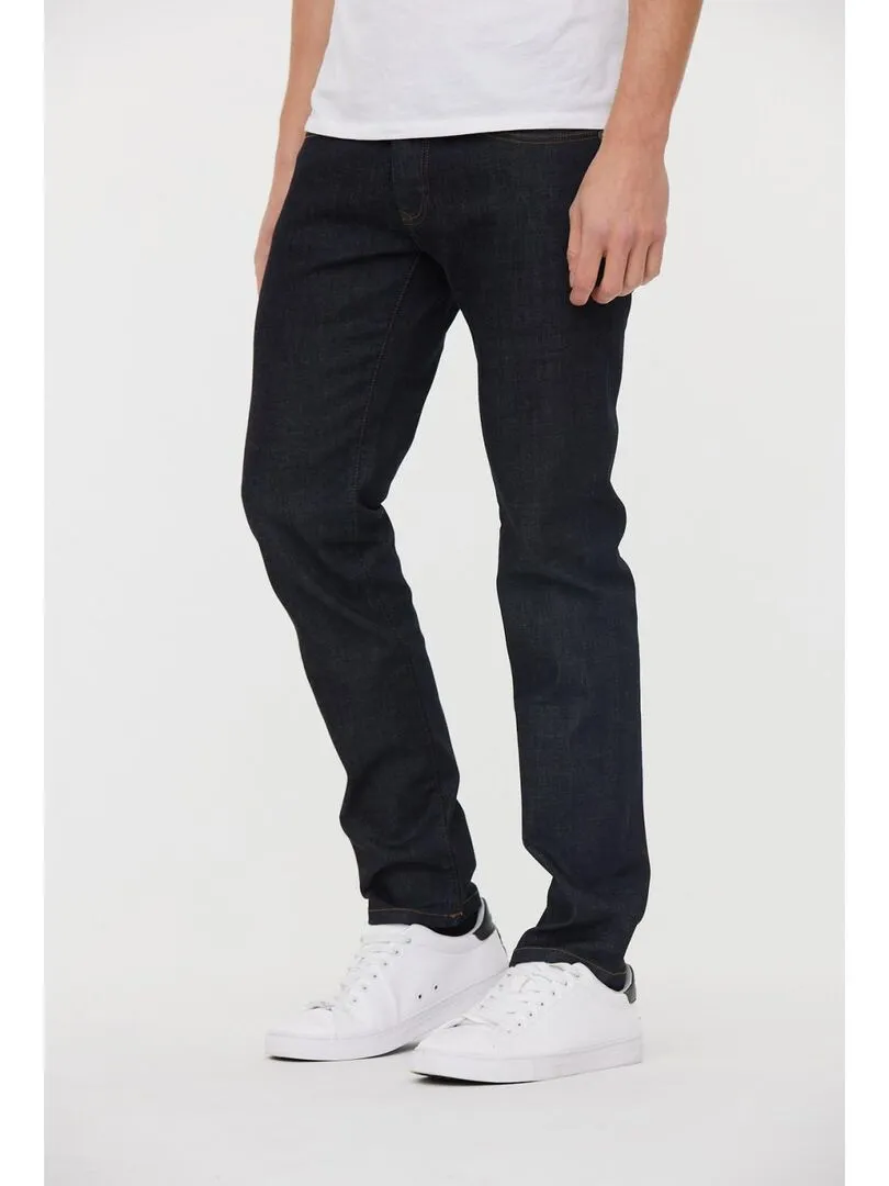 Lee Cooper - Jean coton straight LONGJOHN - Bleu