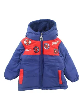 Marvel - Parka garçon imprimé Spiderman - Bleu marine