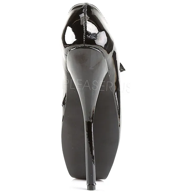 Noir Verni 18 cm BALLET-08 Fetish Talons Aiguilles Escarpins