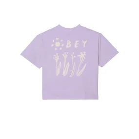 OBEY - T-shirt mauve