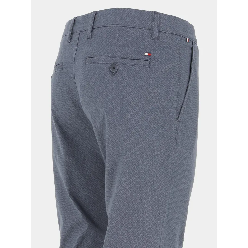 Pantalon chino bleecker printed bleu homme - Tommy Hilfiger | wimod