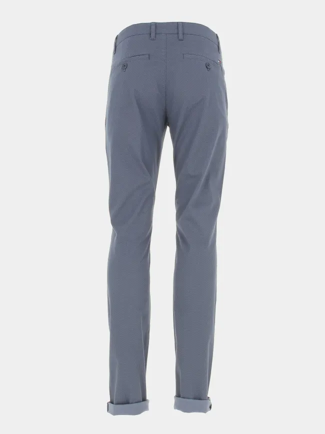 Pantalon chino bleecker printed bleu homme - Tommy Hilfiger | wimod