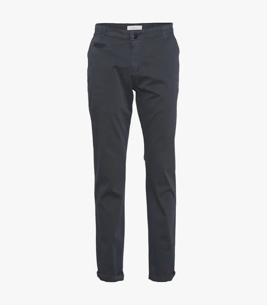 Pantalon chino en sergé de coton bio Chuck Total Eclipse