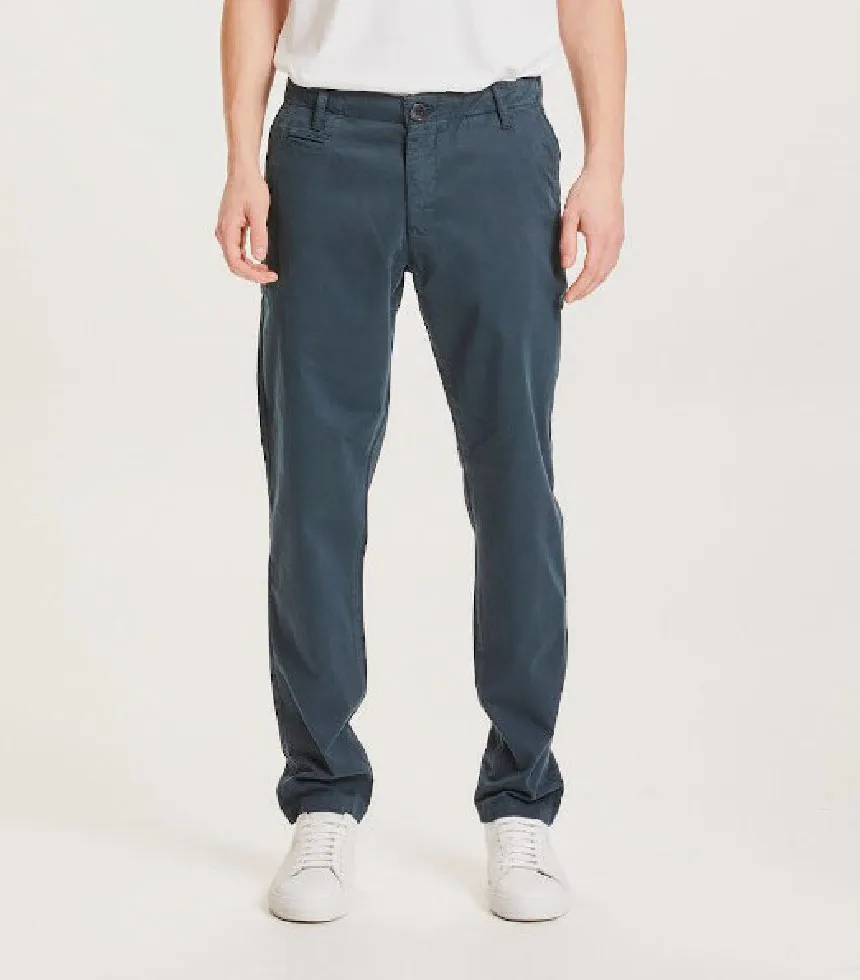 Pantalon chino en sergé de coton bio Chuck Total Eclipse