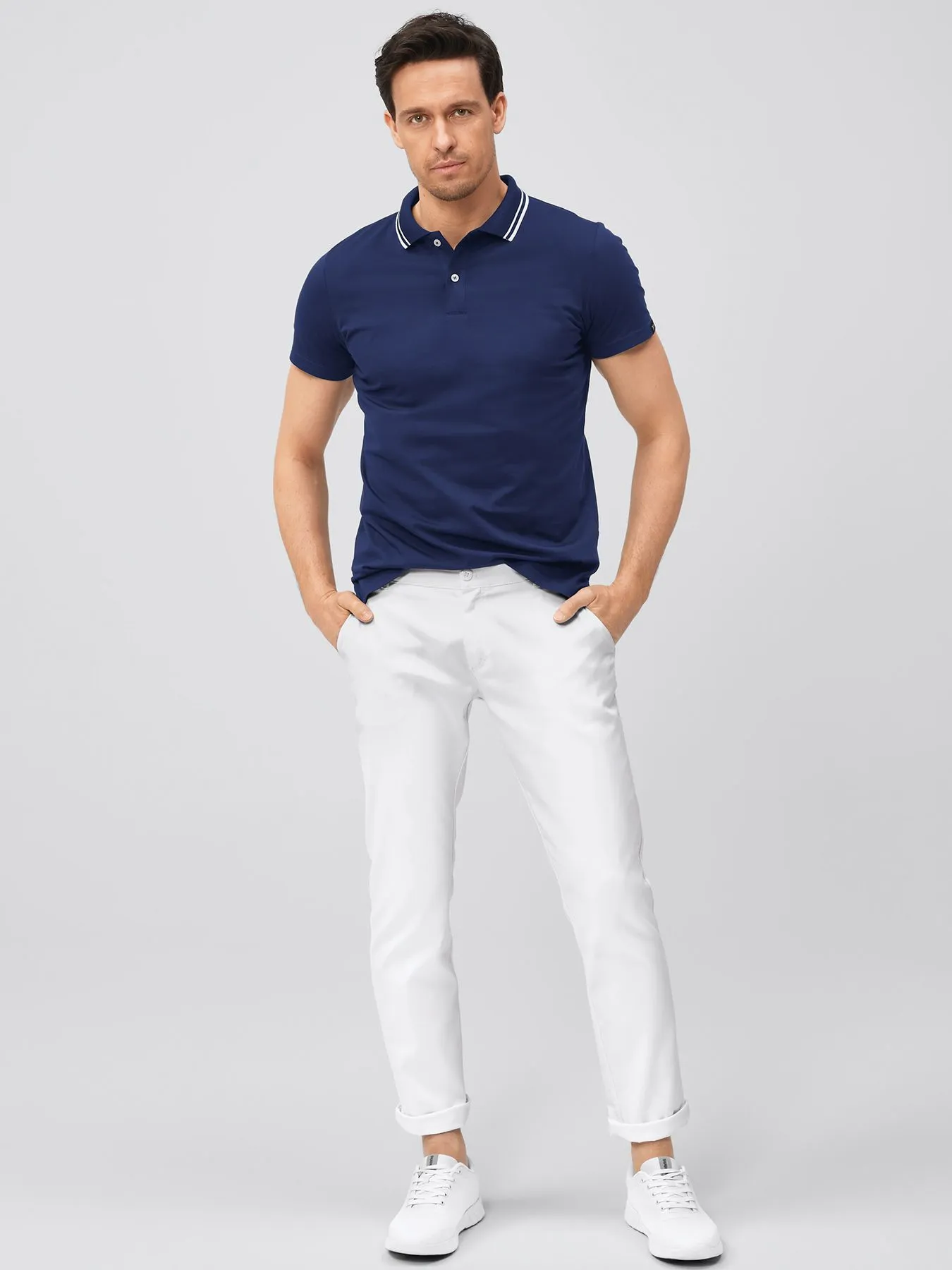 Pantalon chino homme – extensible, décontracté