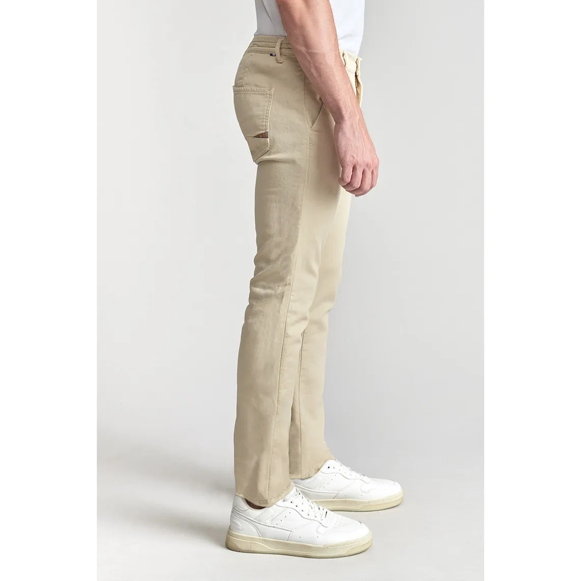 Pantalon chino JOGG beige | 3 Suisses