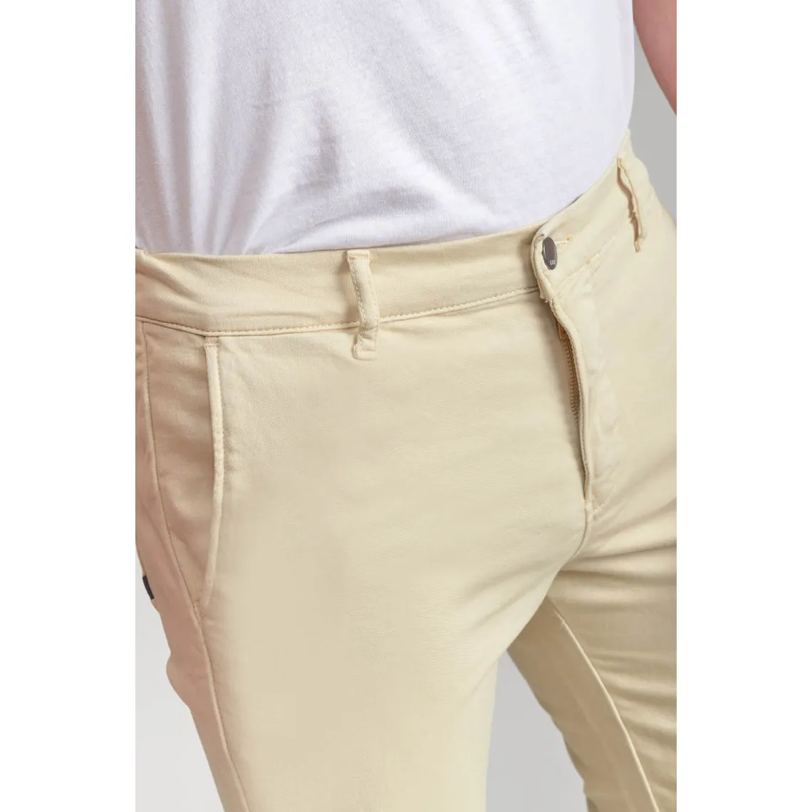 Pantalon chino JOGG beige | 3 Suisses