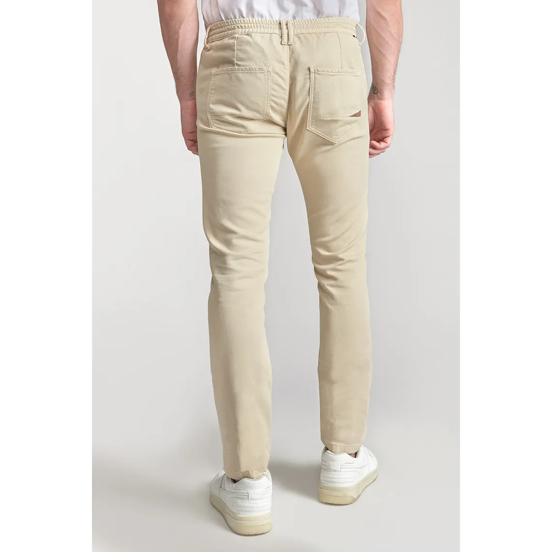 Pantalon chino JOGG beige | 3 Suisses