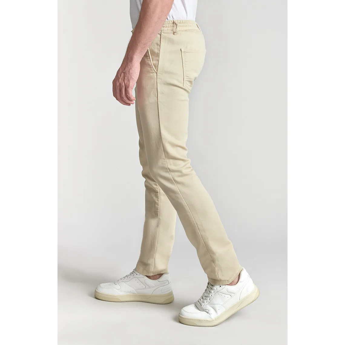 Pantalon chino JOGG beige | 3 Suisses