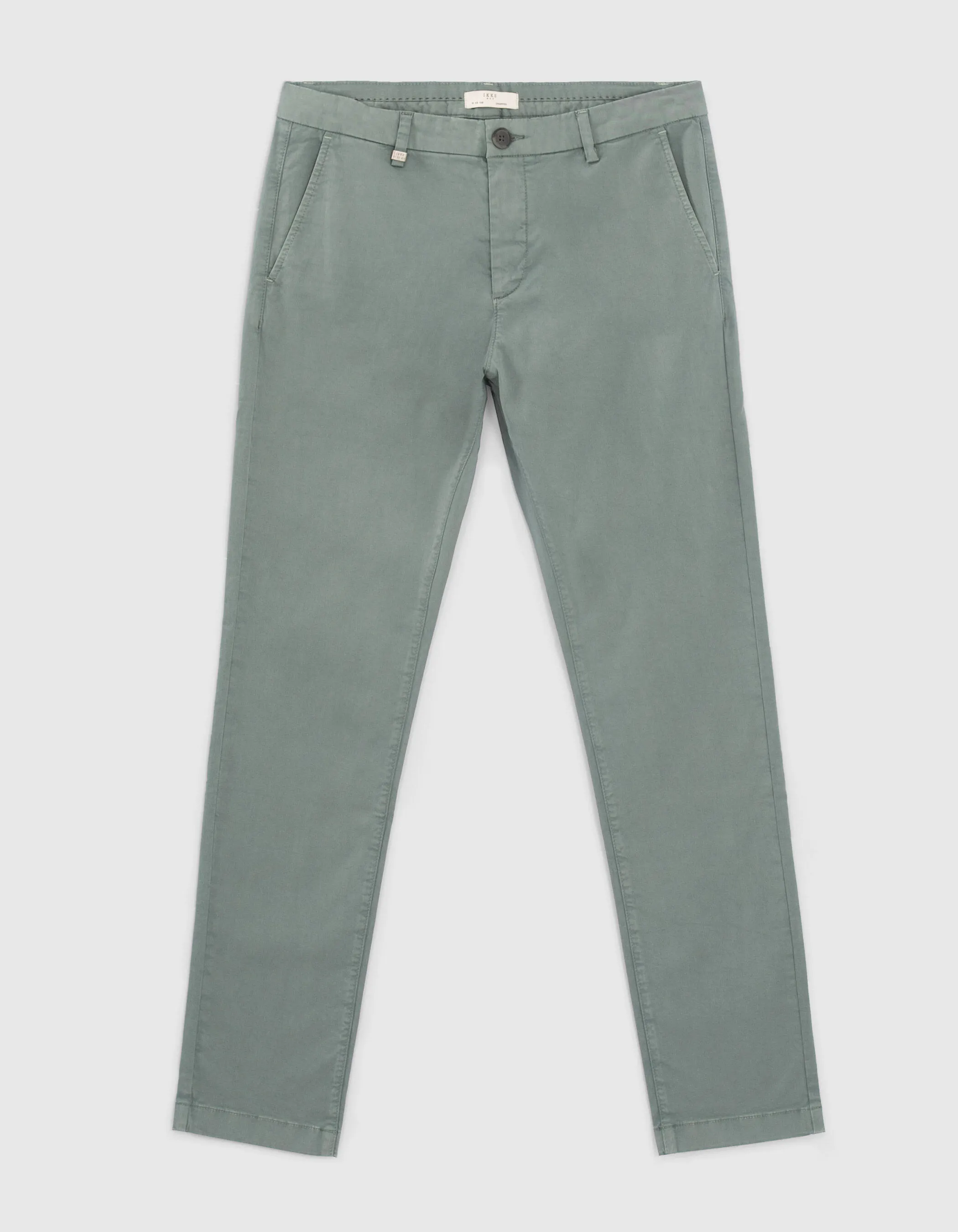 Pantalon chino SLIM aqua Homme