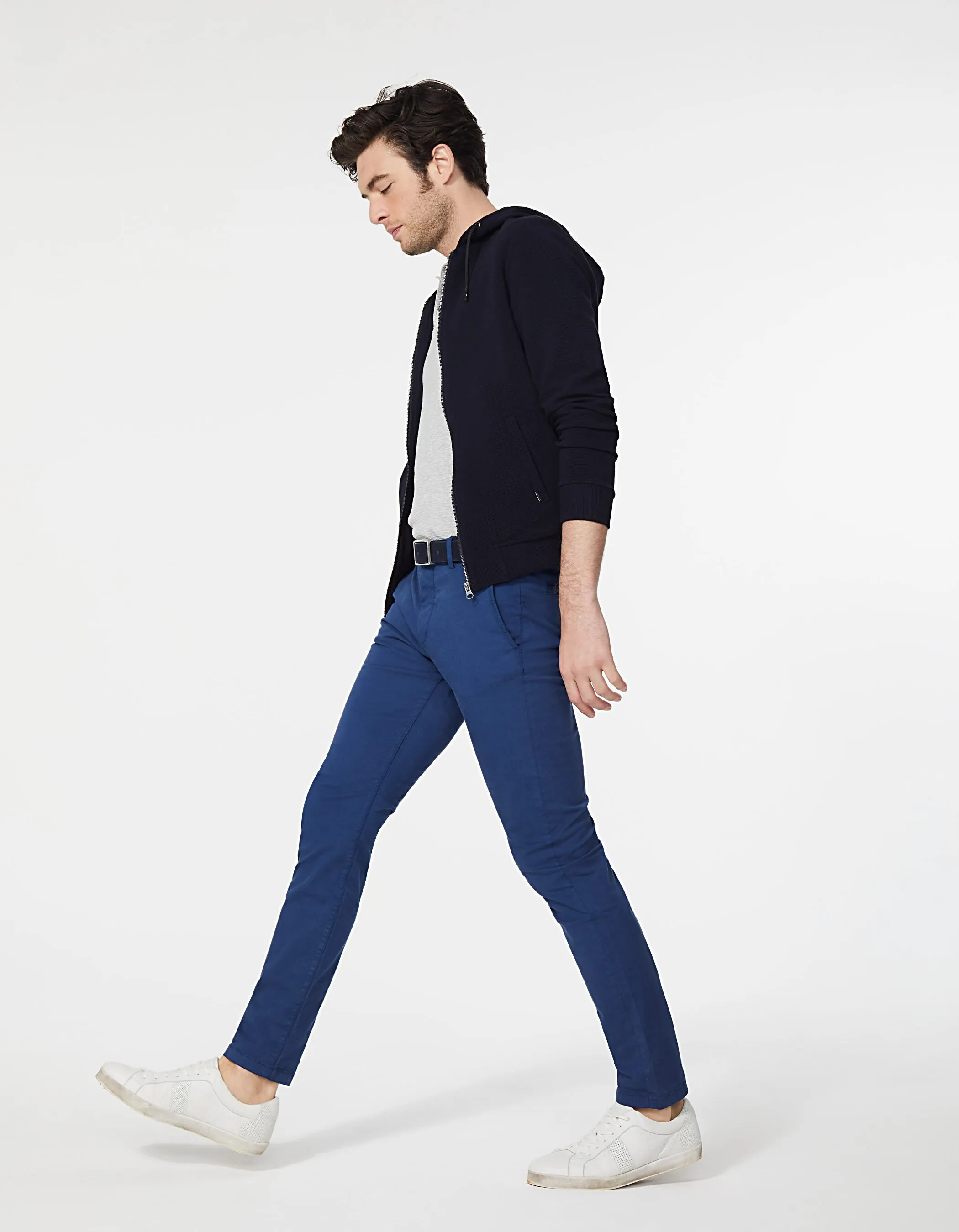 Pantalon chino SLIM bleu Homme