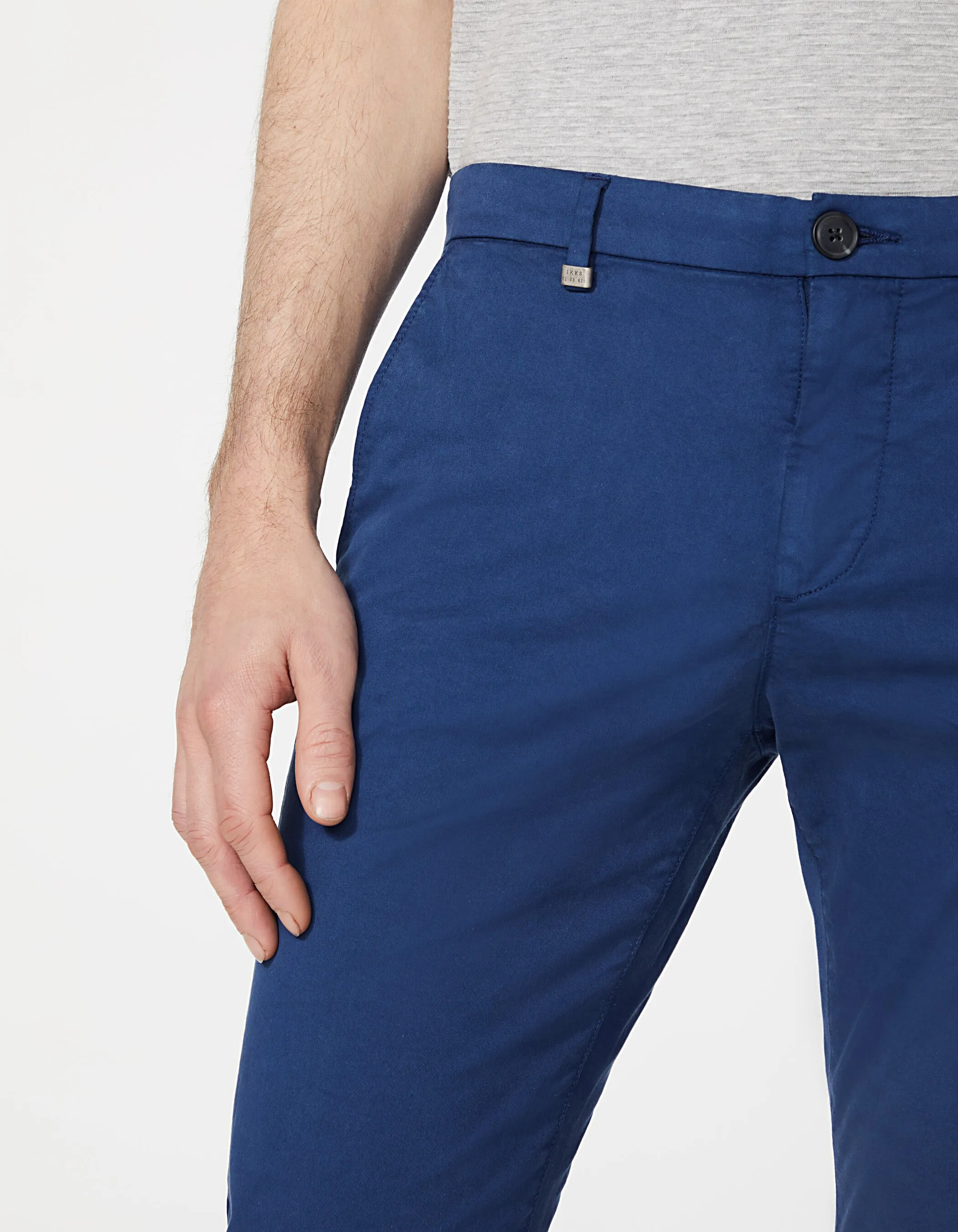 Pantalon chino SLIM bleu Homme