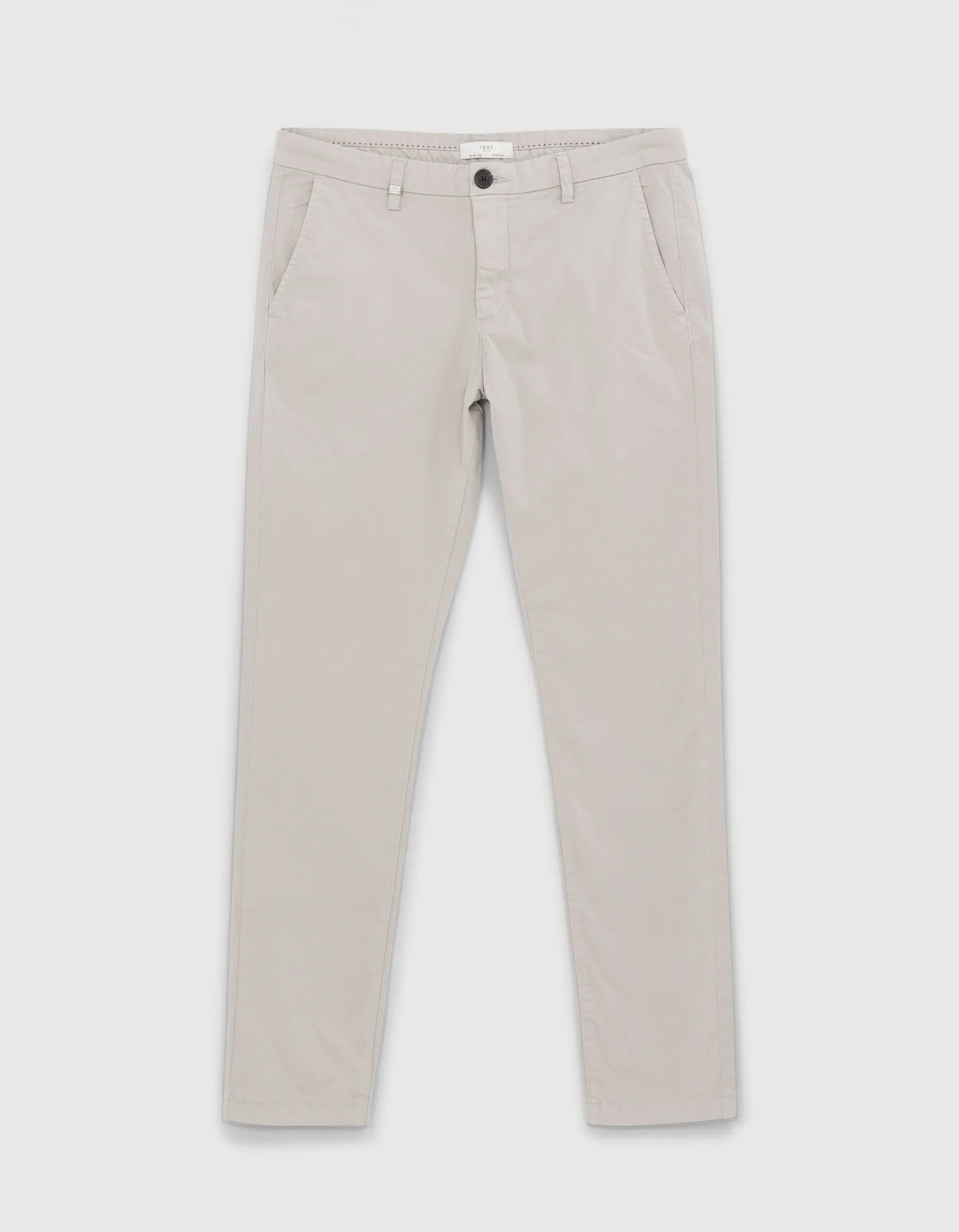 Pantalon chino SLIM mastic Homme