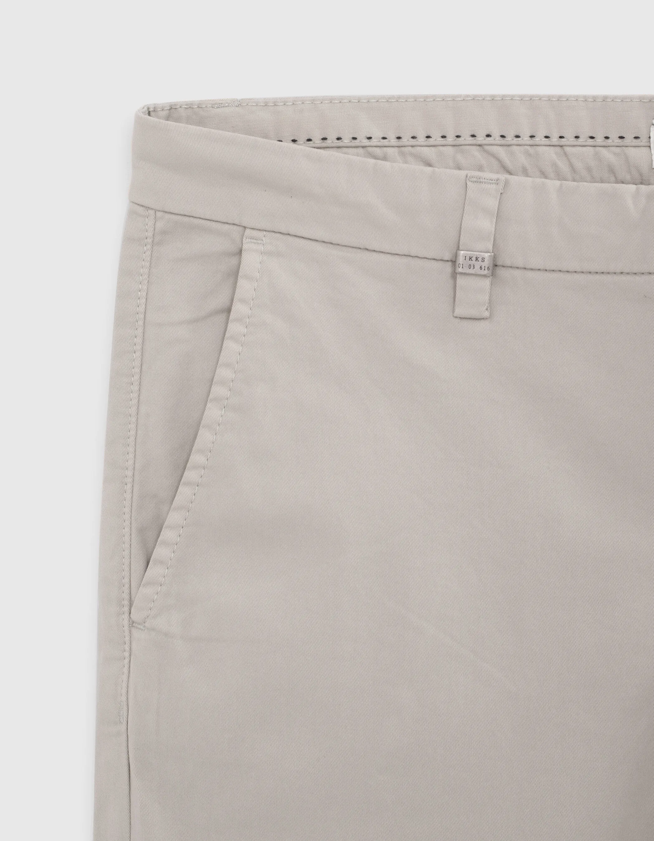 Pantalon chino SLIM mastic Homme