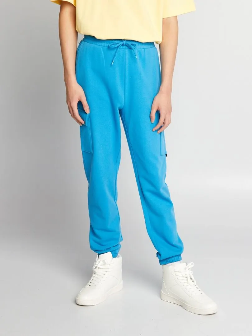 Pantalon de jogging style cargo - Bleu