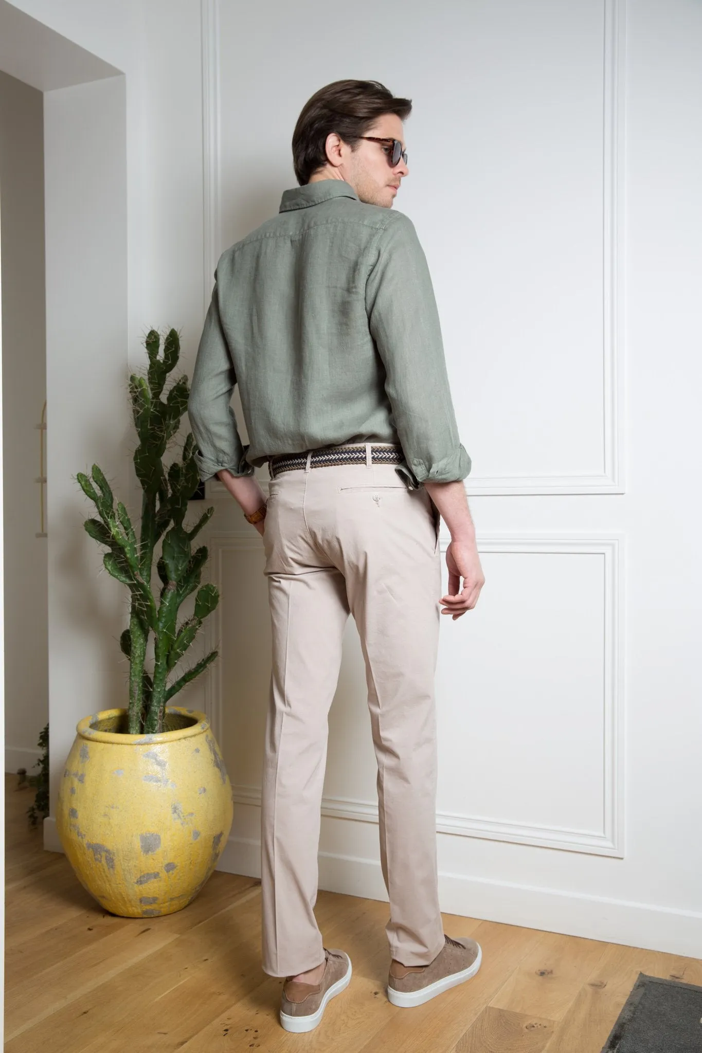 Pantalon d'été Sean en coton stretch