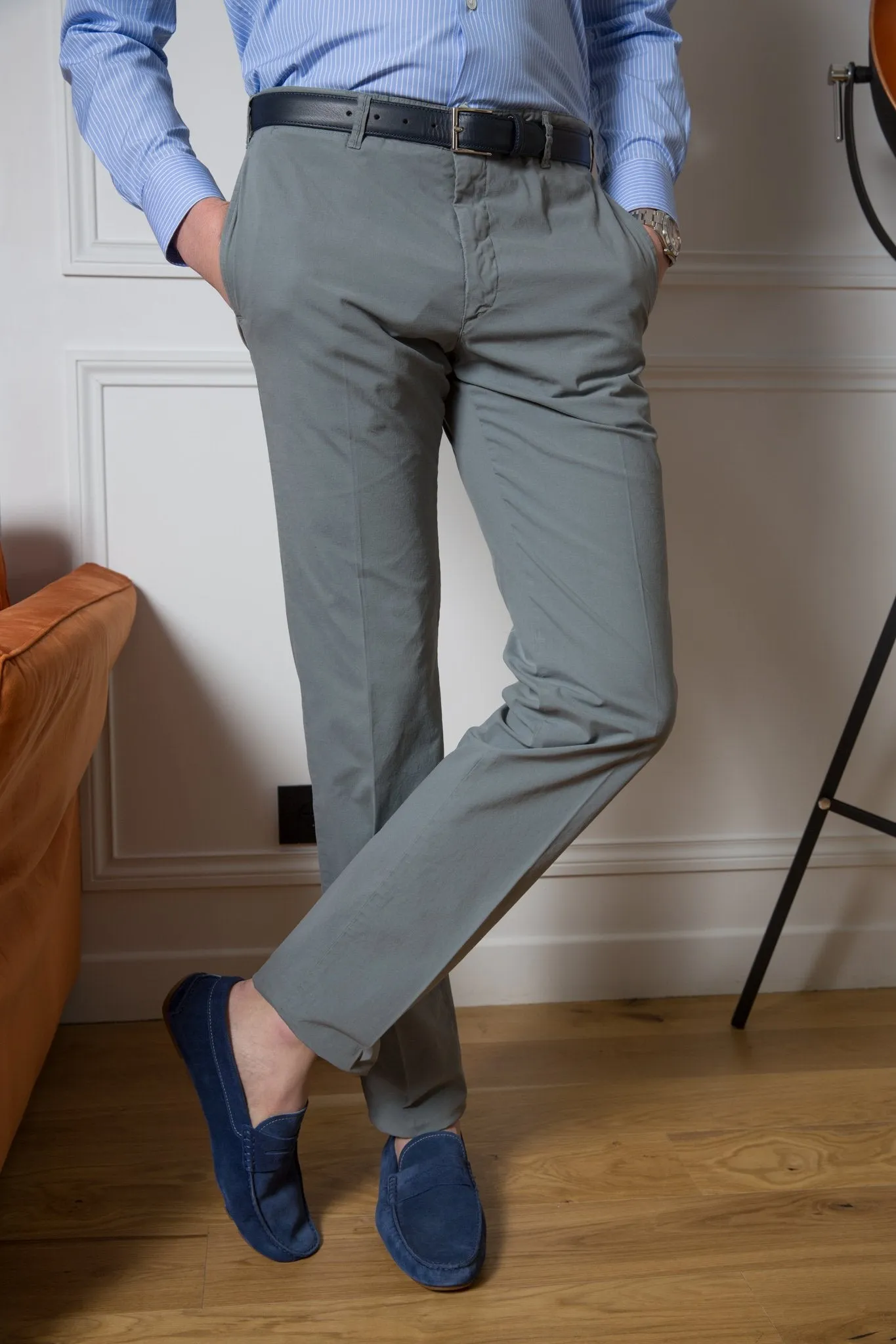 Pantalon d'été Sean en coton stretch