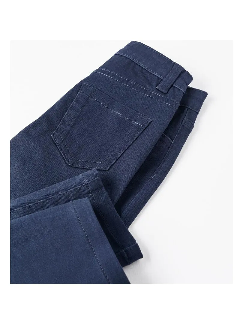 Pantalon en Sergé de Coton pour Bébé Garçon  ROYALS OFF DUTY - Bleu foncé