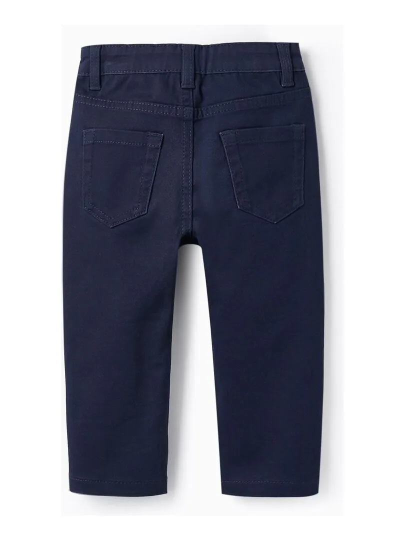 Pantalon en Sergé de Coton pour Bébé Garçon  ROYALS OFF DUTY - Bleu foncé