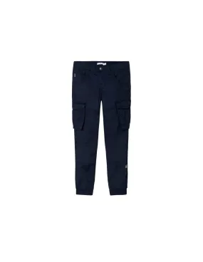 Pantalons Name it mryan Cargo R Twi 2222-Ba Dark Sapphire Enfant