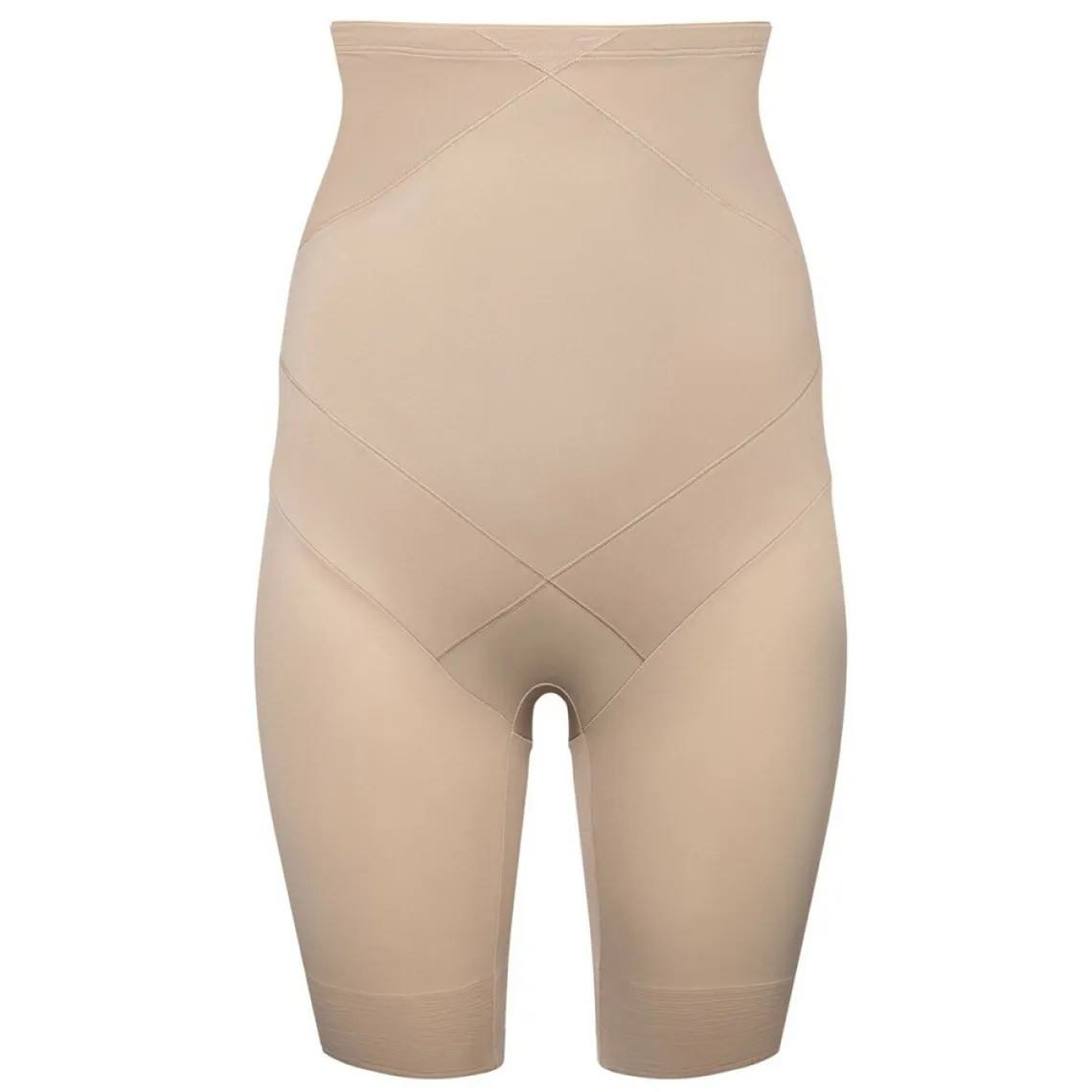 Panty gainant taille haute contrôle extra ferme beige en nylon | 3 Suisses