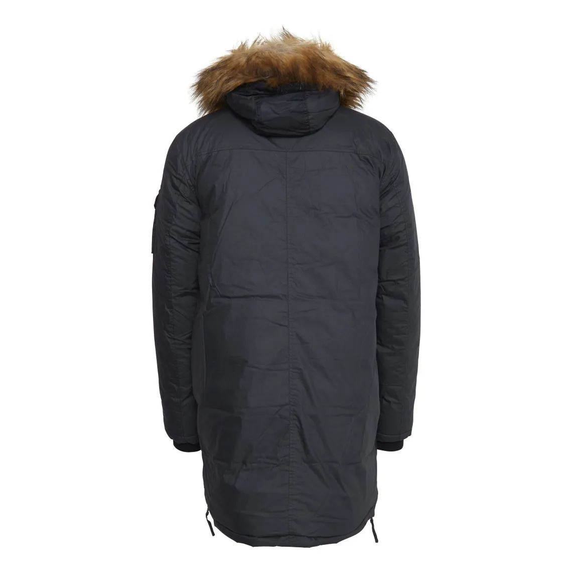 Parka Homme Dark Navy Blue bleu marine en coton | 3 Suisses