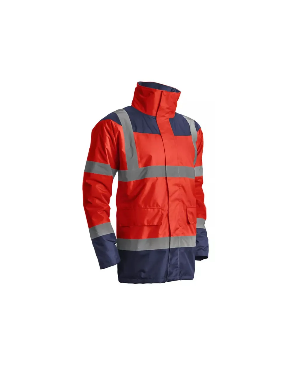 PARKA MATELASSEE KETA ROUGE/MARINE POLYESTER OXFORD 300D REF.7KETR