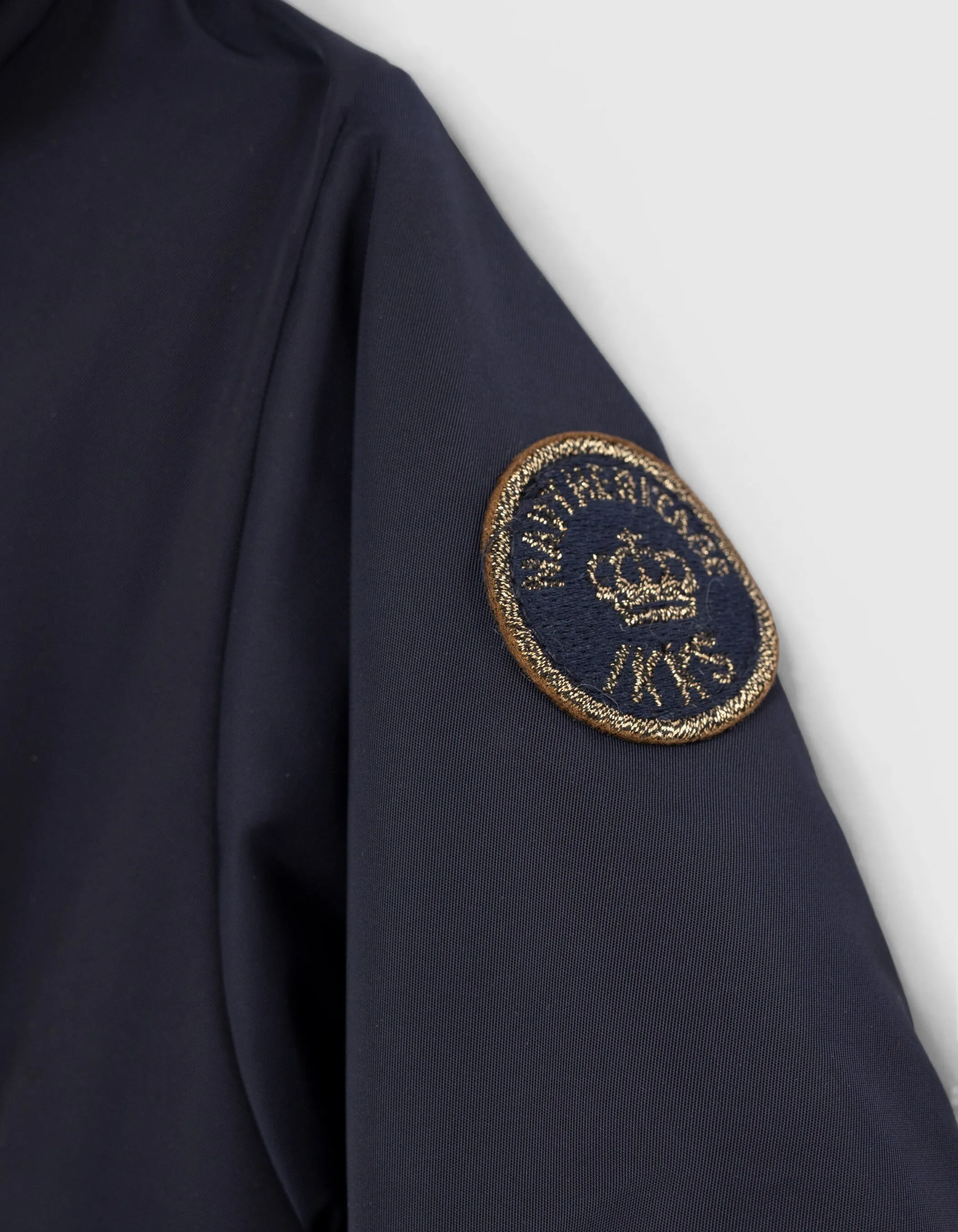 Parka navy fourrée bébé fille