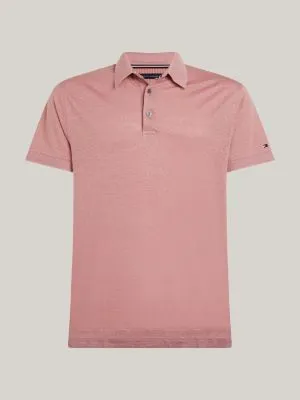 Polo coupe standard en lin haut de gamme | Rose | Tommy Hilfiger