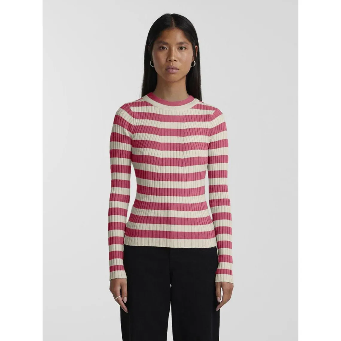 Pull en maille rose Agnes | 3 Suisses