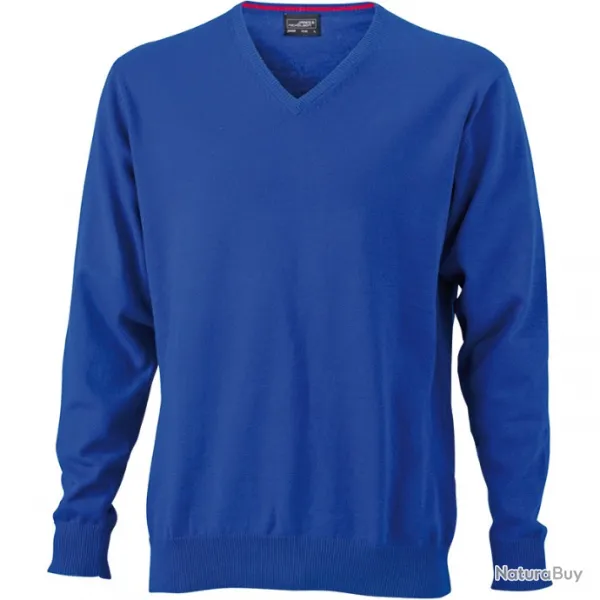 Pull Homme-JAMES NICHOLSON bleu Royal  JN65907