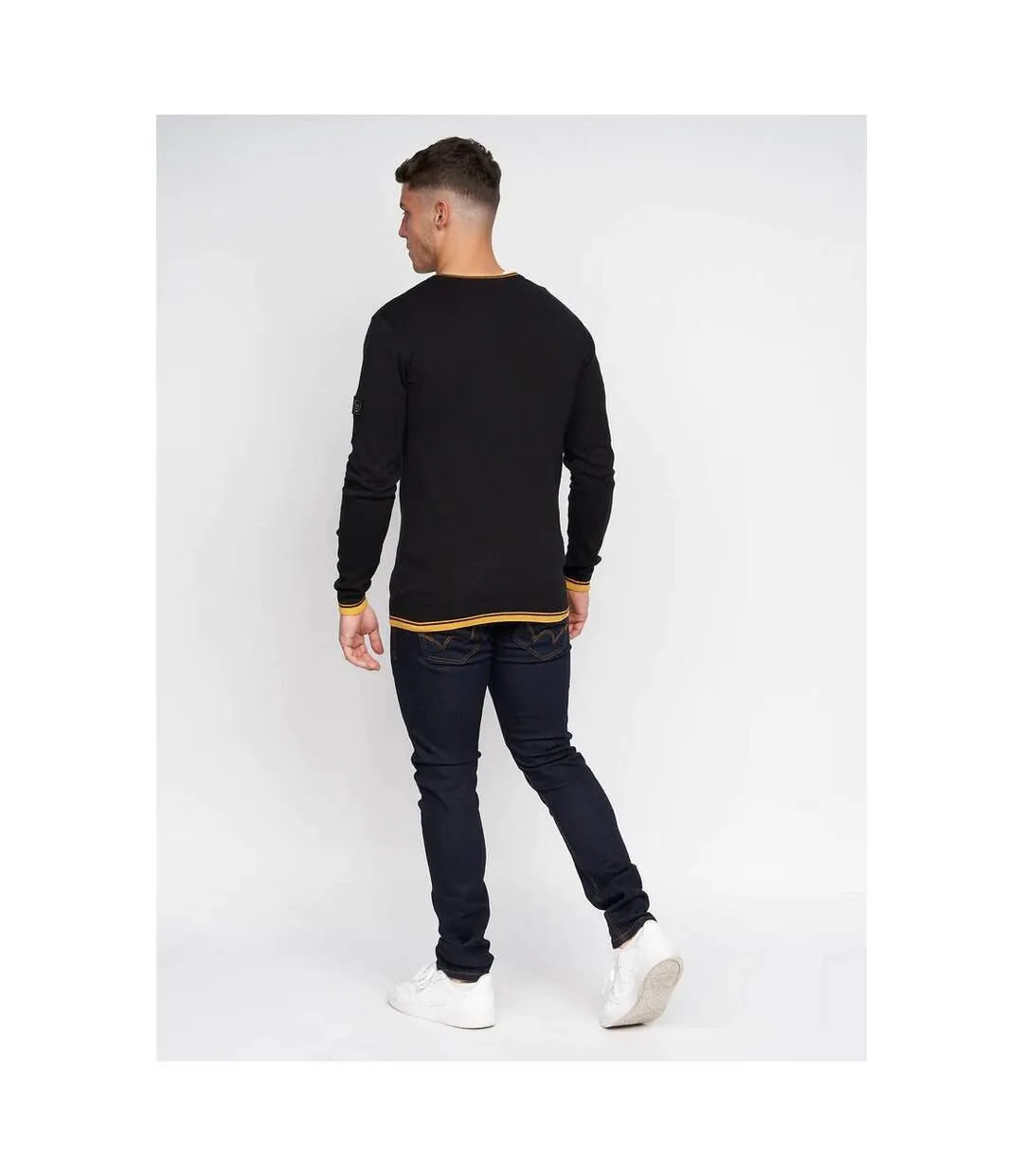 Pull papline homme noir Duck and Cover