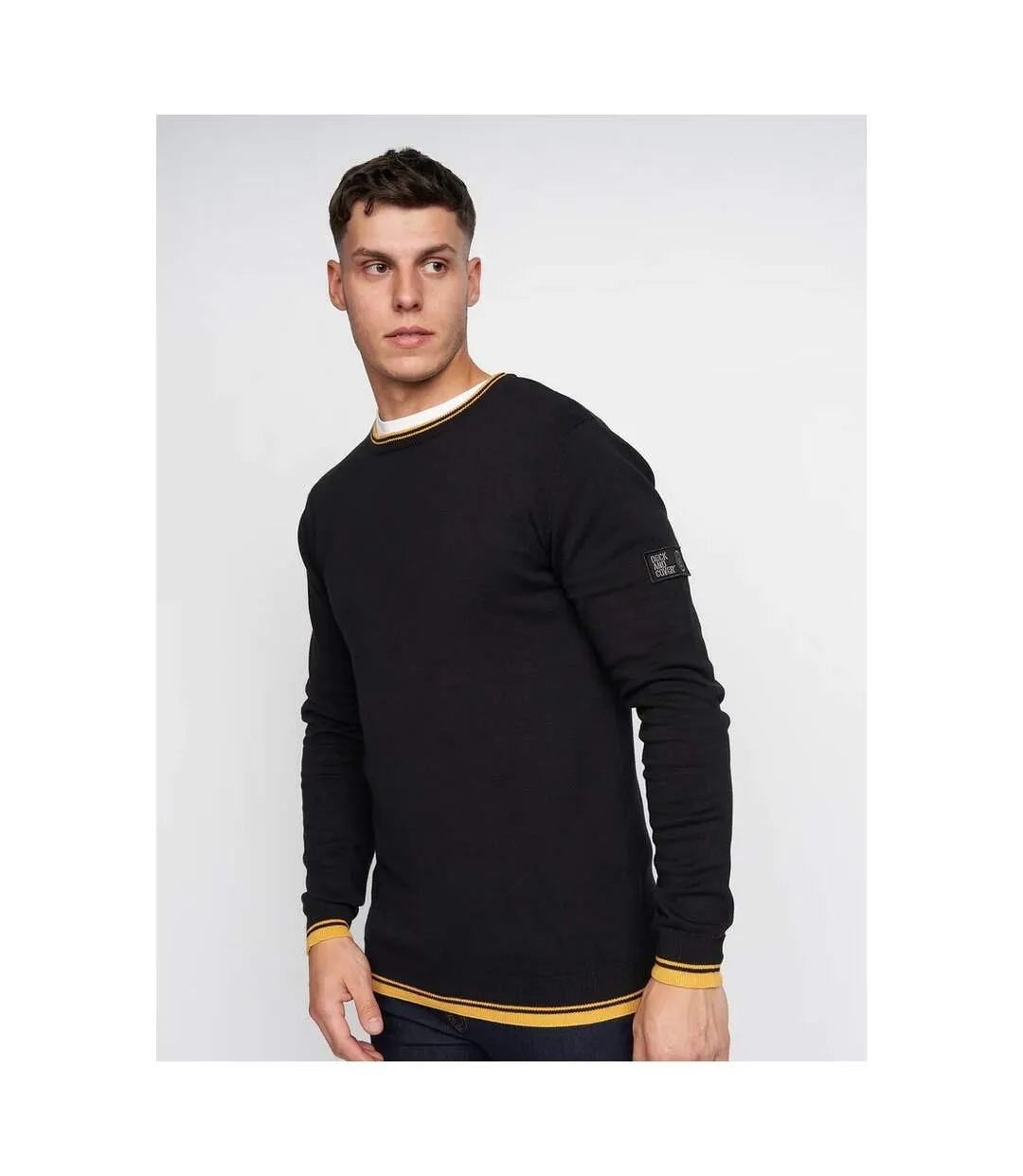 Pull papline homme noir Duck and Cover