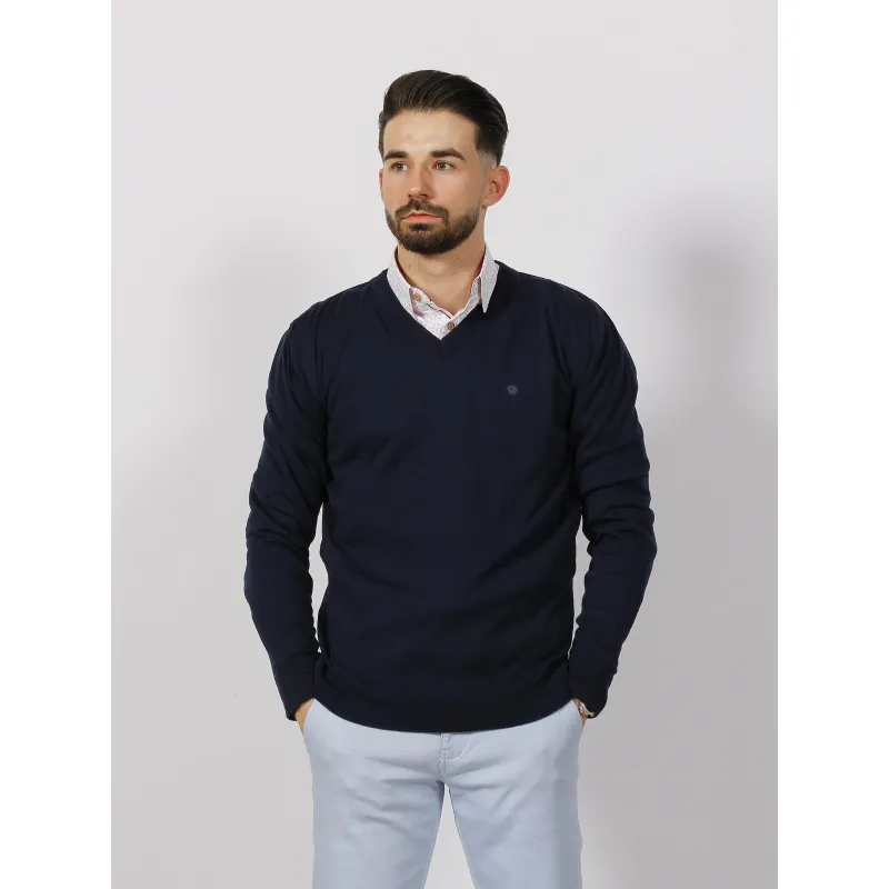 Pull vintage bleu homme - Superdry | wimod