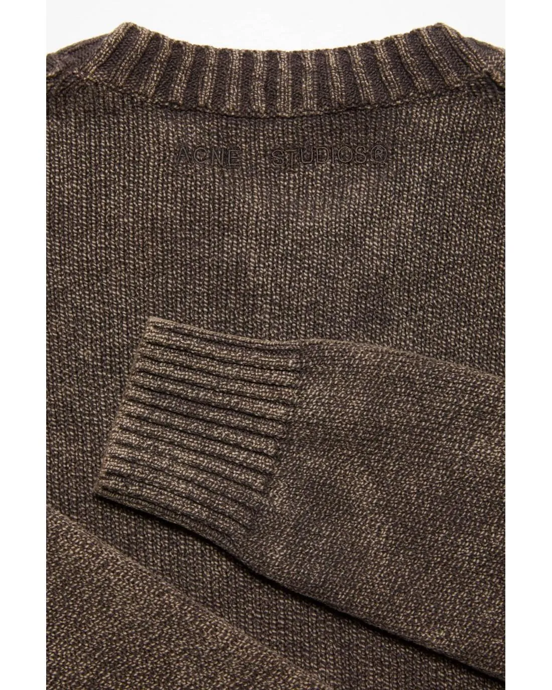 PULL À LAVAGE ACIDE Marron café - Acne Studios | Chez Maman Rouen