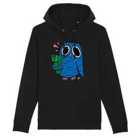 Pull à capuche - CRAZY OWLS (Poche kangourou)