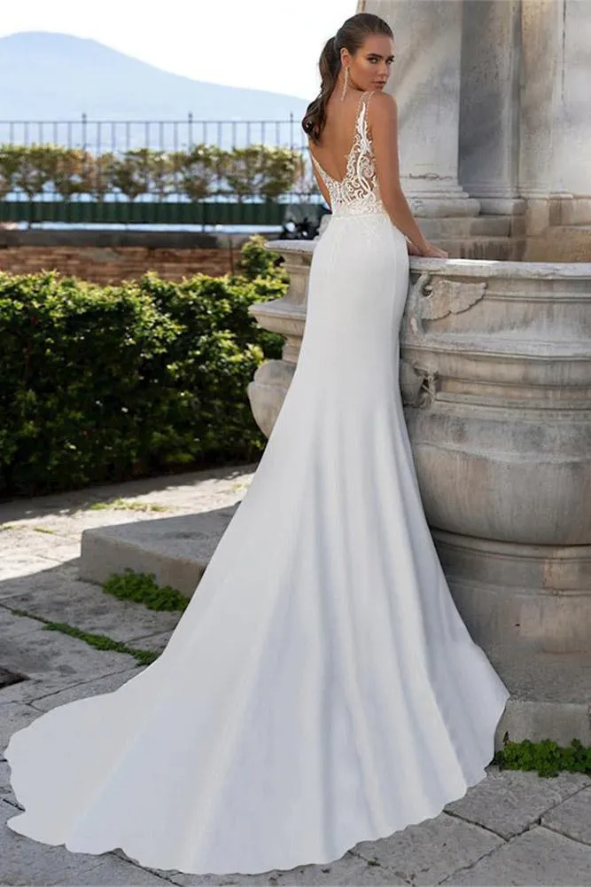 Robe de Mariée Moulante Dentelle