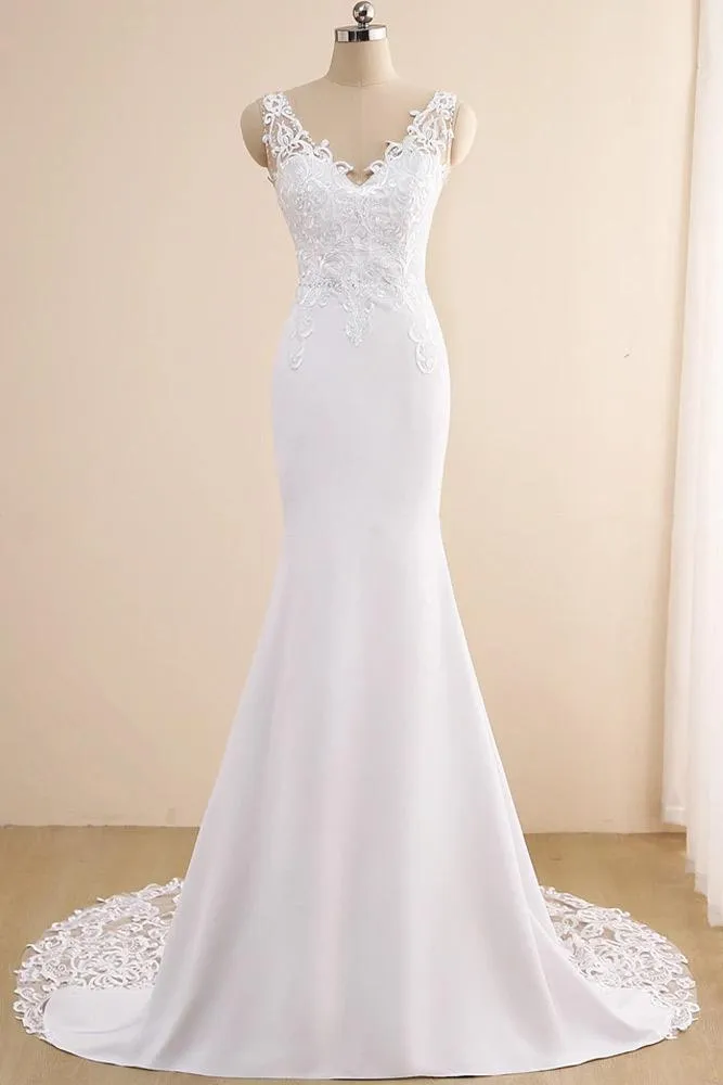 Robe de Mariée Moulante Dentelle