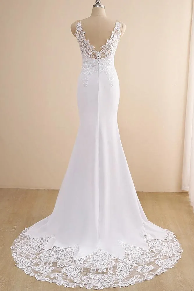 Robe de Mariée Moulante Dentelle