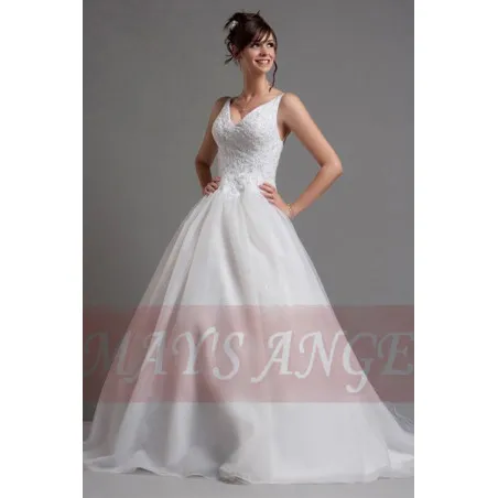 Robe Effet volume-robe de mariage-maysange