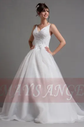 Robe Effet volume-robe de mariage-maysange