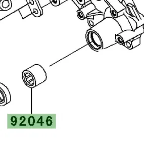 Roulement à aiguilles carter transmission Kawasaki W800 | Moto Shop 35