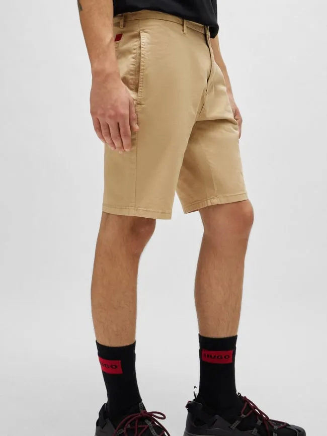 Short chino slim david beige homme - Hugo | wimod